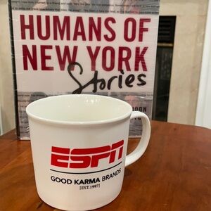 ESPN White Good Karma Brands Mug NEW